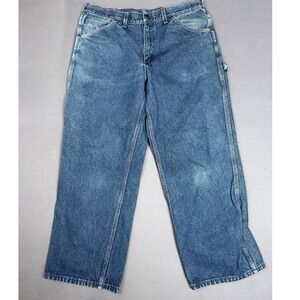 VTG Big Mac Carpenter Jeans Mens Denim Workwear 32x28